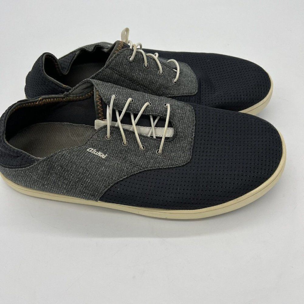 OluKai Nohea Moku Slip On Boat Shoes Drop Heel Land Water Mens 11.5